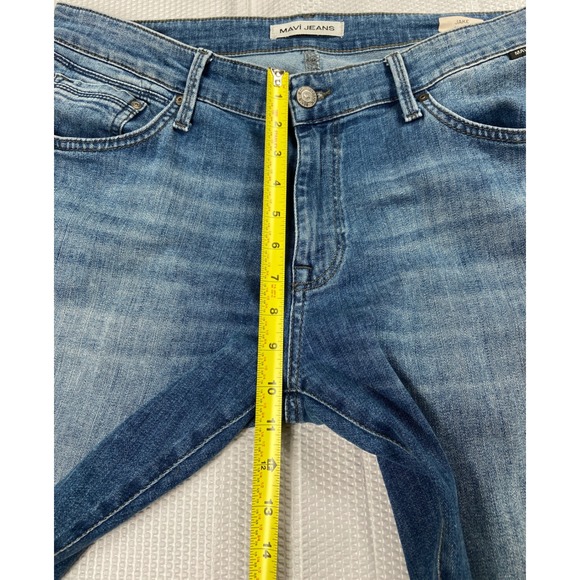 Mavi Jeans Jake Slim Leg Mens 36x32 Blue Denim‎ Stretch Classic Fit Mid Wash - Picture 9 of 11